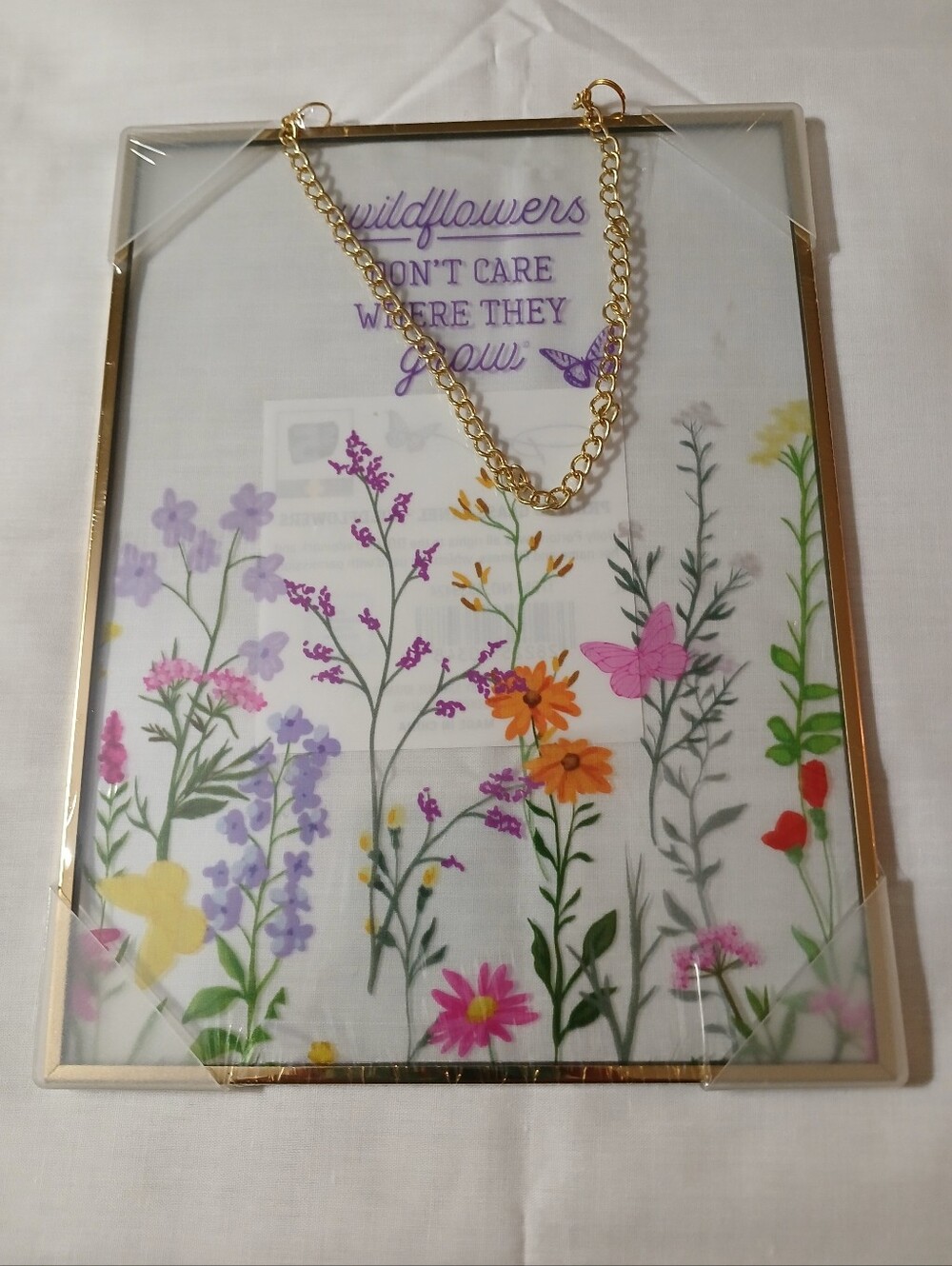 2026 DG Dolly Parton Printed Glass Panel Wildflowers NEW